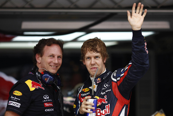 Vettel leads Red Bull charge in China