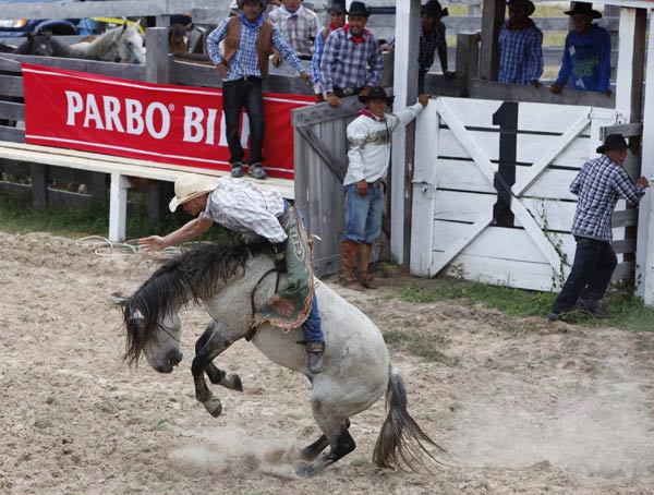 Cowboys compete in Rupinini Rodeo