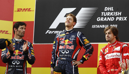 Vettel delights in Turkish one-two