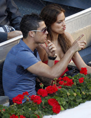 Ronaldo, Casillas couples spotted at Madrid open final