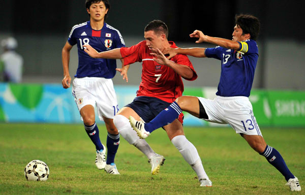 Japan outclasses Britain to win 5th Universiade soccer title