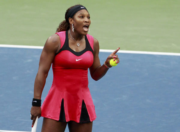 Serena escapes with fine for umpire abuse