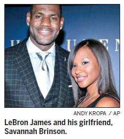 LeBron James engaged to long-time girlfriend