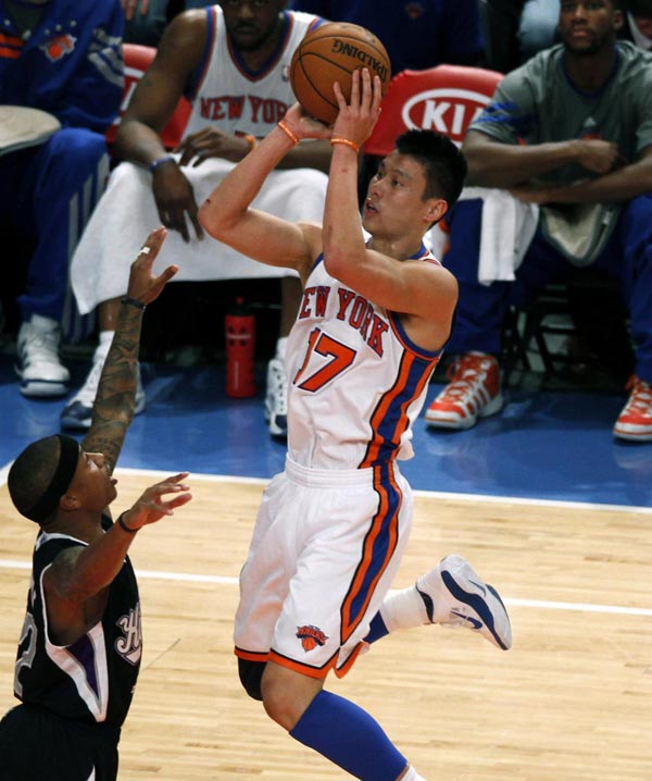 Lin putting bounce back in US basketball
