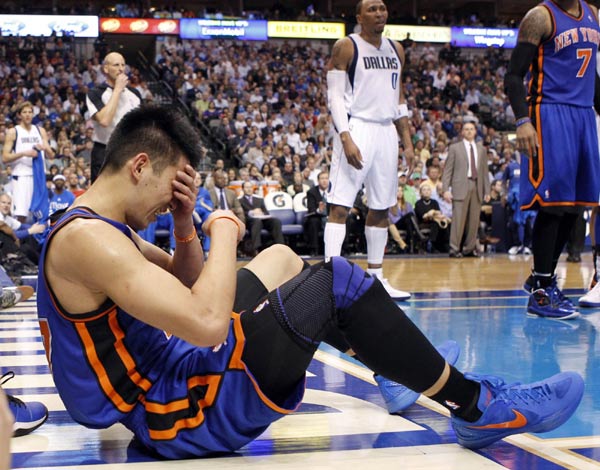 Knee injury brings likely end to Lin's season