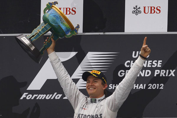 Rosberg wins in China for first F1 victory