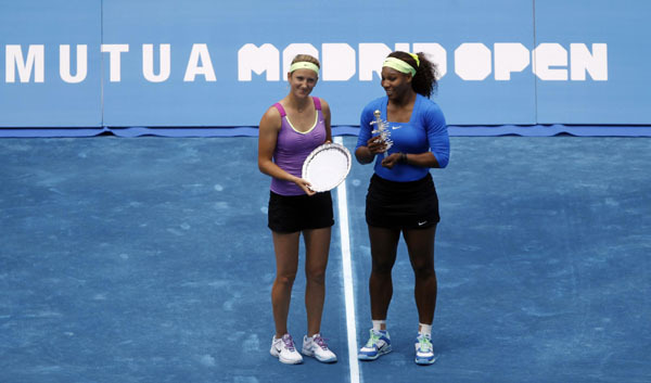 Serena humbles Azarenka to win Madrid Open title