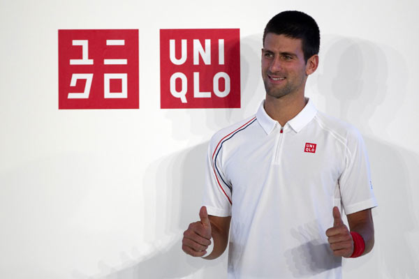 Uniqlo signs Djokovic as looks to expand abroad