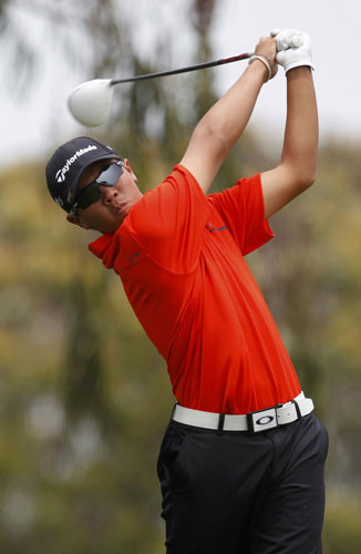 Golf-Teenager Zhang relishes Tiger time at US Open