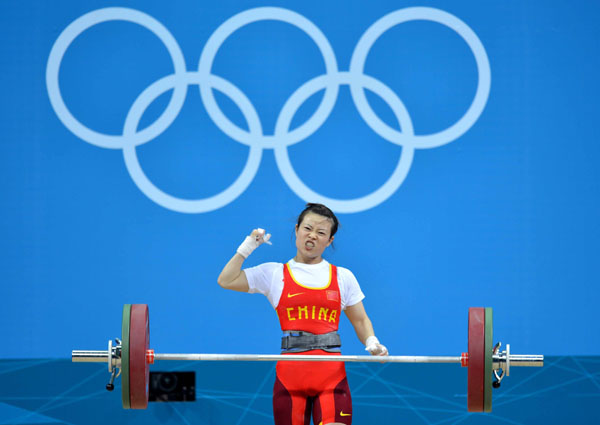 Wang Mingjuan wins women's 48kg gold