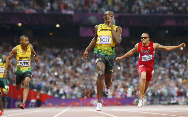 Imperious Bolt blazes to sprint double-double