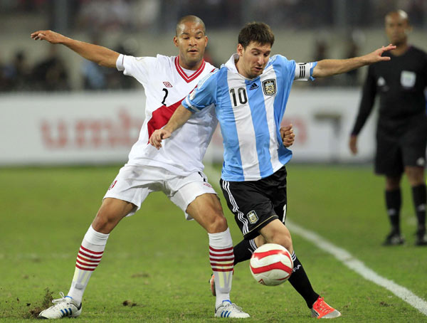 Messi shackled in Lima, Colombia wins again