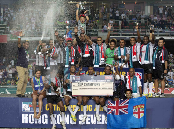 Fiji beats Wales to defend Hong Kong title