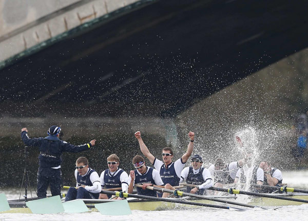 Oxford gains revenge by eclipsing Cambridge in Boat Race