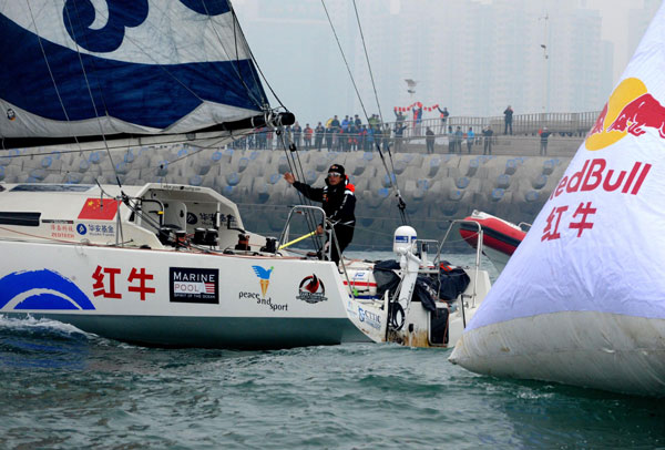 Guo Chuan back home after successful non-stop solo sail around world