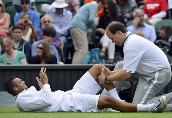 Upsets and injuries at 2013 Wimbledon