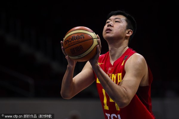 Wang Zhizhi bids farewell to national team
