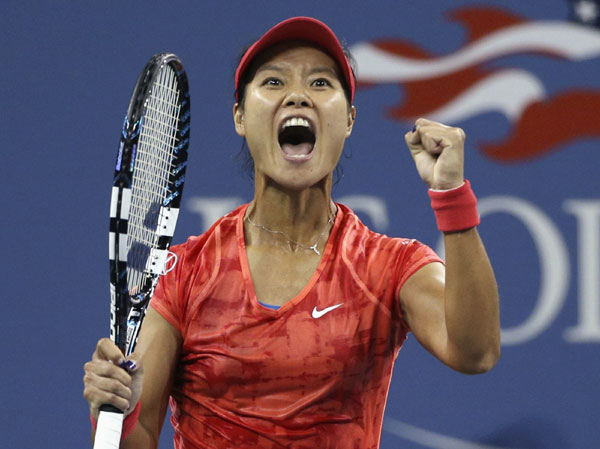 Li Na roars past Jankovic to US Open last eight