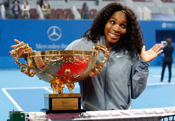 Williams beats Jankovic to win second China Open title