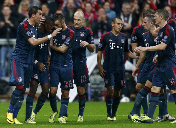 Dominating Bayern thrash Viktoria 5-0