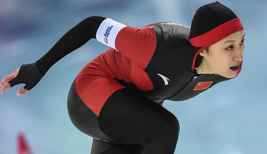 Zhang brings hope to China's speed skating