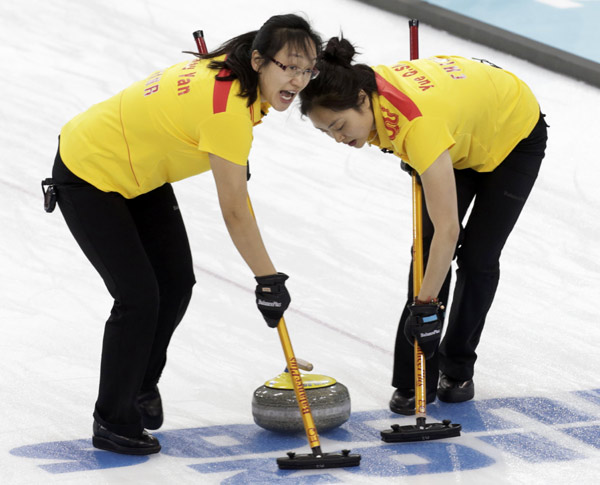 China has slim chance to make women's curling semis