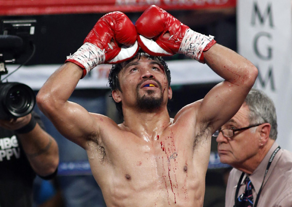 Pacquiao beats Bradley by decision in rematch