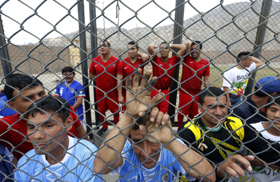 Prisoners hold World Cup of their own version
