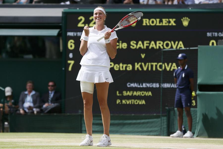 Bouchard, Kvitova in Wimbledon final