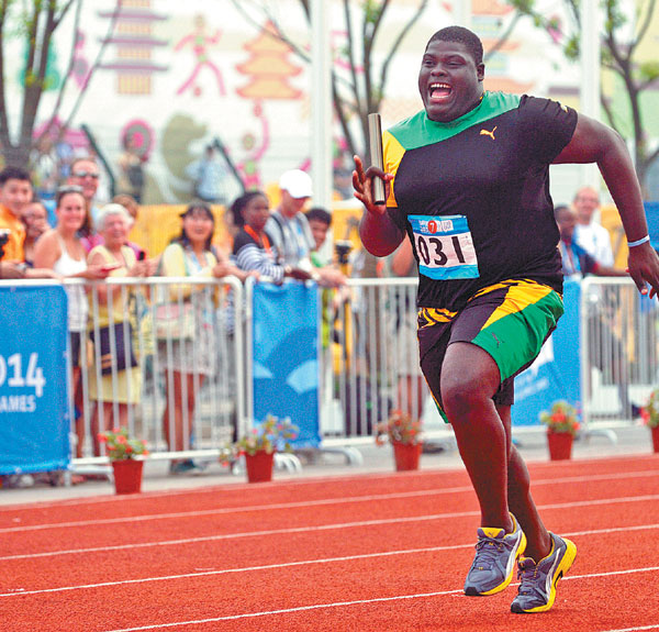 Youth Olympics relay provides the perfect mix of sports, fun