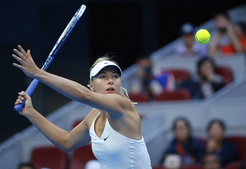Sharapova beats Kvitova to win China Open