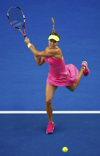 Bouchard calls request for on-court twirl 'unexpected'