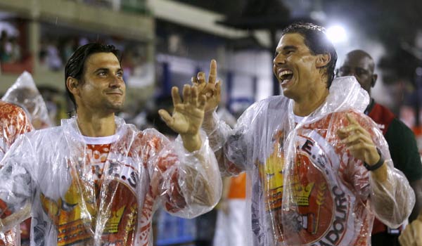 Nadal experiences 'unforgettable' Rio Carnival in rain