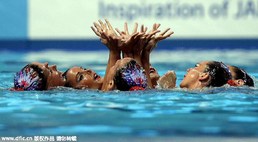 2015 World Championships in photos: Synchronized Swimming