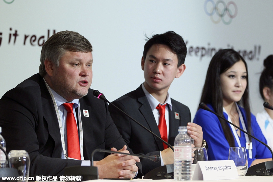 Yao Ming attends Winter Olympic bid meeting to support China
