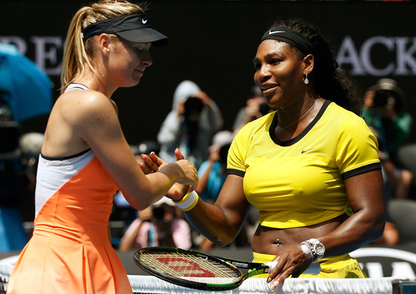 Serena Williams wins 18th straight match against Maria Sharapova at AO