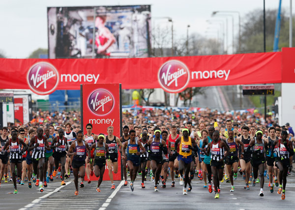 Chinese runners flood London for marathon