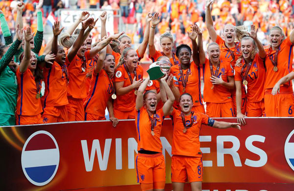 Dutch women claim maiden European soccer title