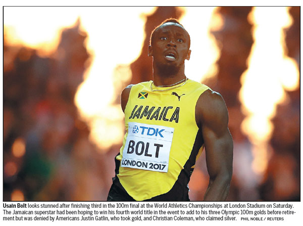 Beaten Bolt still mom's golden boy