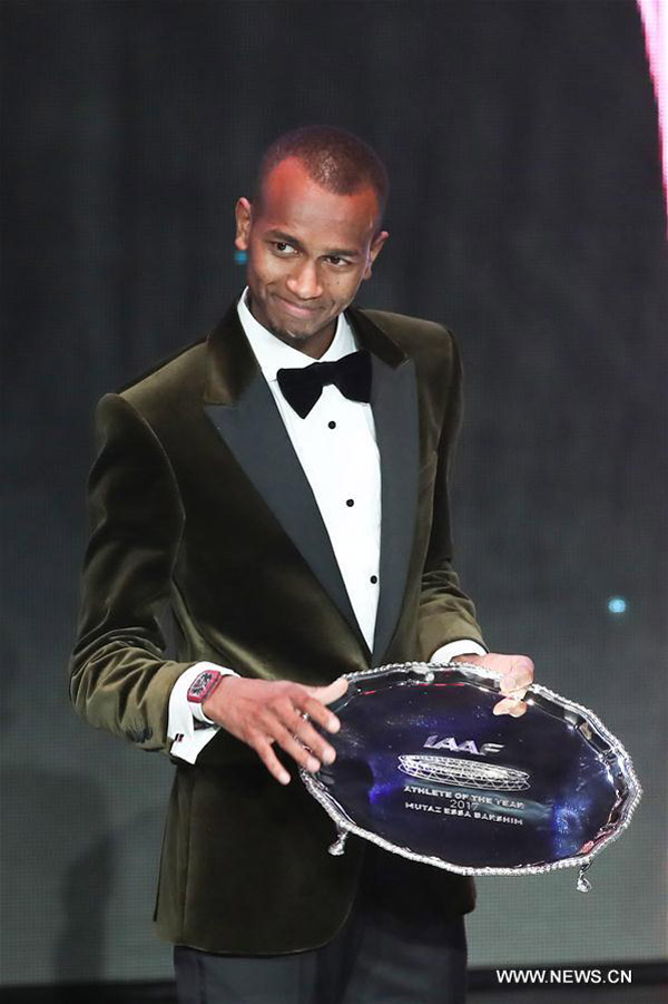 Barshim and Thiam become IAAF Athletes of the Year, Bolt honored President's Award