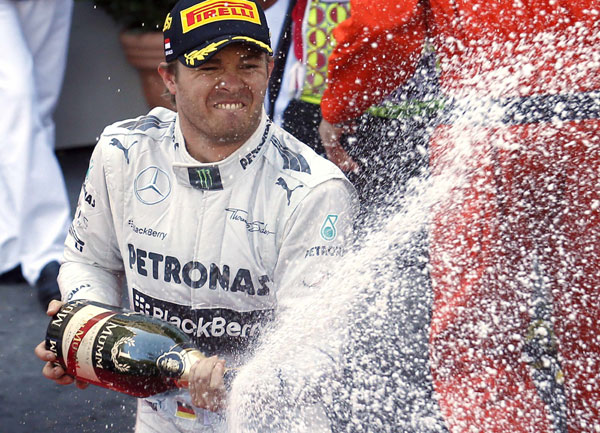 Rosberg makes history