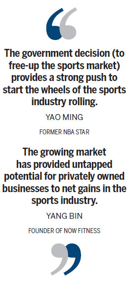Sports industry racing to open up