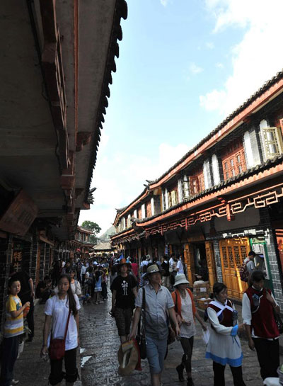 UNESCO World Heritage site Lijiang witnesses more tourists