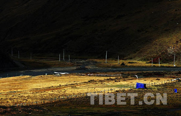 Autumn scenery along Sichuan-Tibet Highway