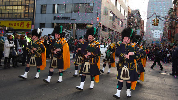 East Meets West Christmas Parade held in NY