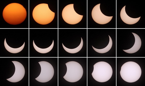Partial solar eclipse visible over Mideast, Europe