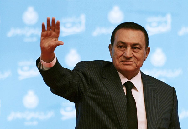 Mubarak steps down, military in charge