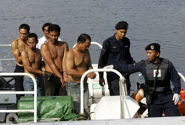7 Indonesian pirates arrested in Malaysia