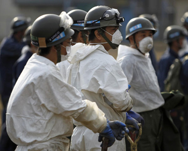 First search inside Japan exclusion zone