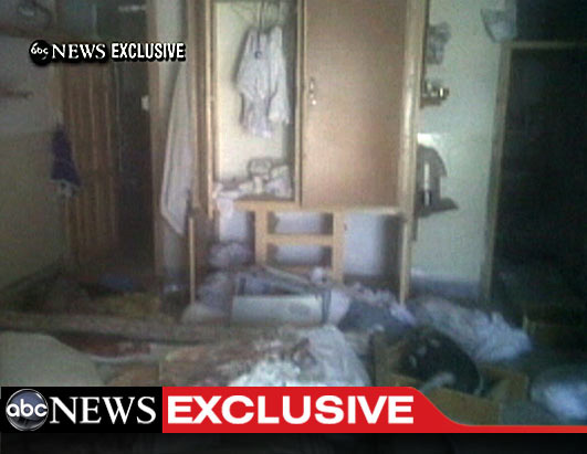 Inside of the mansion where Bin Laden is killed